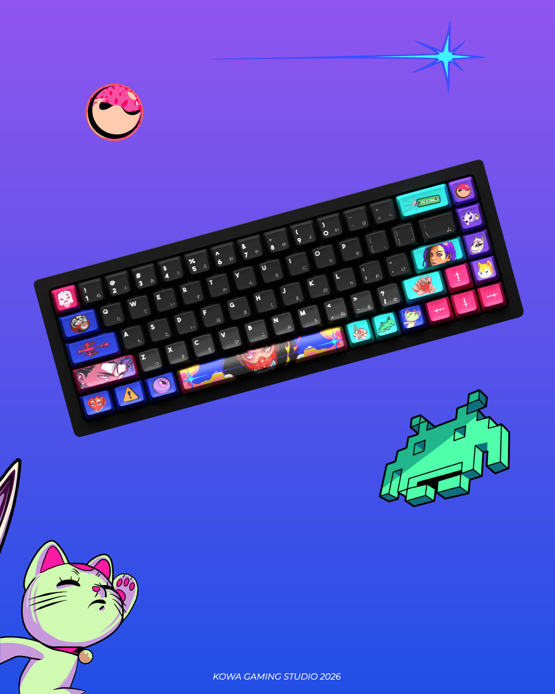 KOWA X HEYMOONLY KEYCAP SET