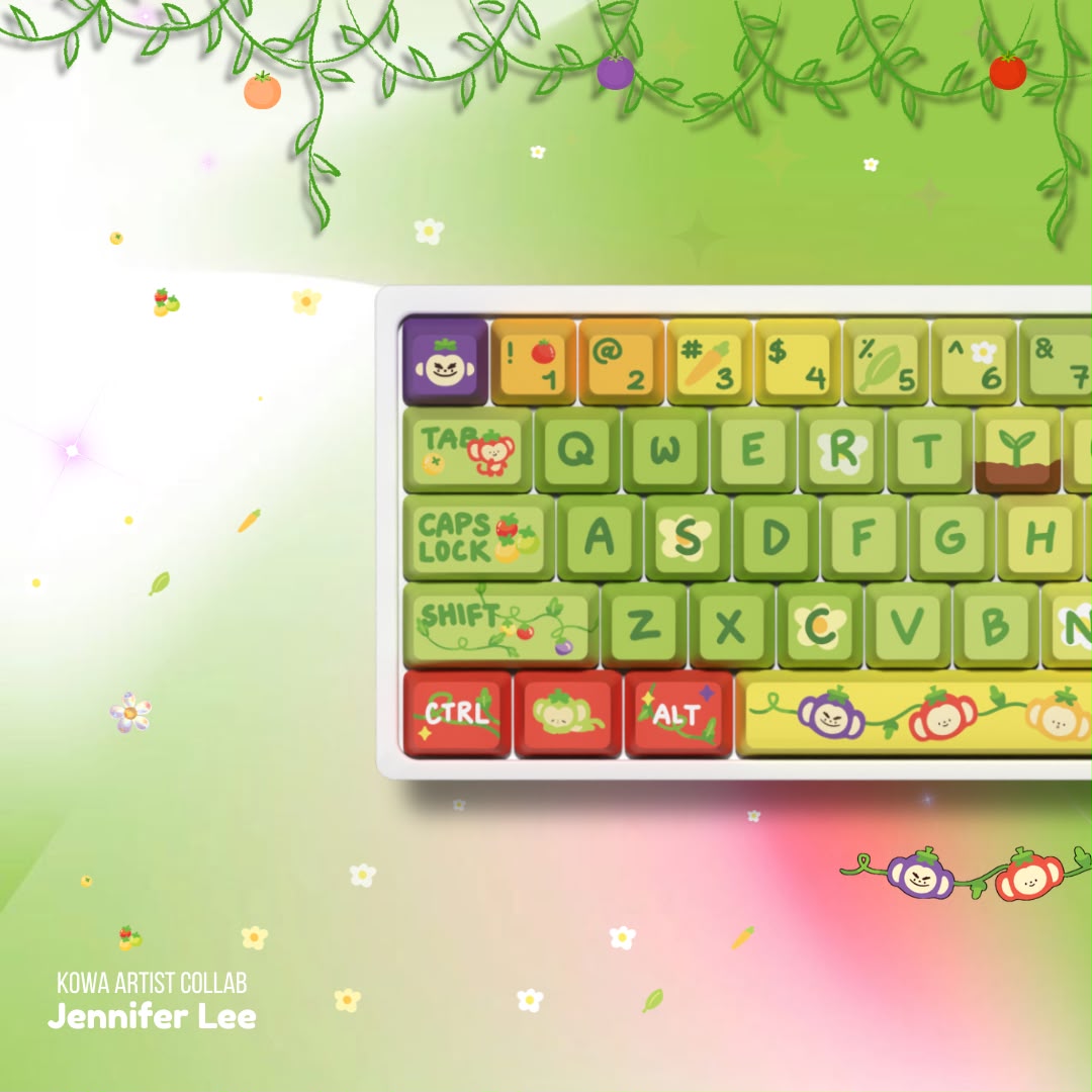 KOWA X CLOVERLEAFPIE KEYCAP SET