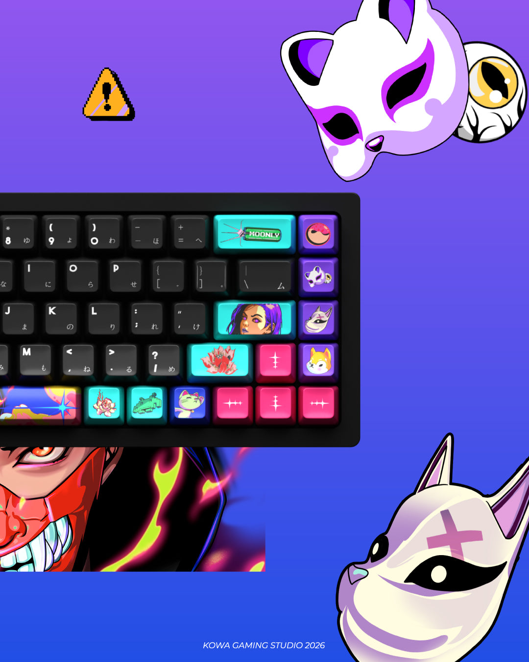 KOWA X HEYMOONLY KEYCAP SET
