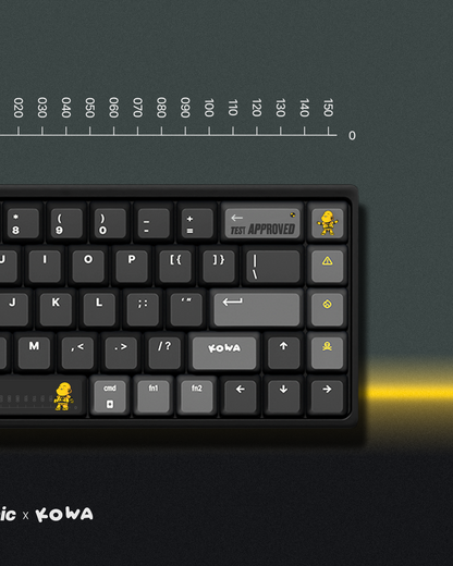 KOWA X MELCGRAPHIC CRASHTEST KEYCAP SET