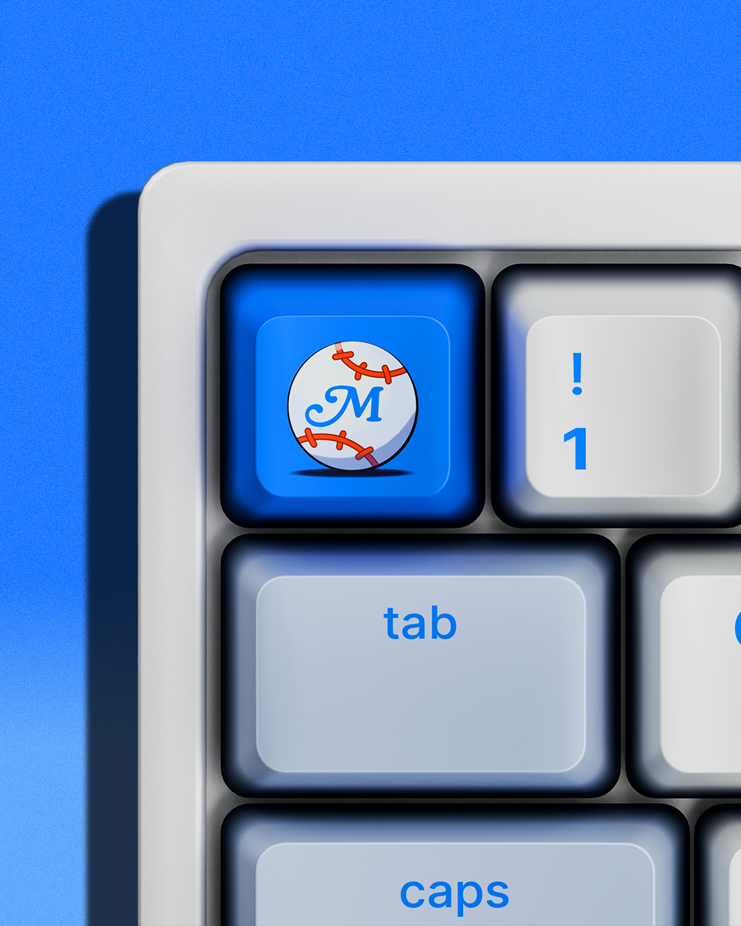 KOWA X MELCGRAPHIC BASEBALL KEYCAP SET