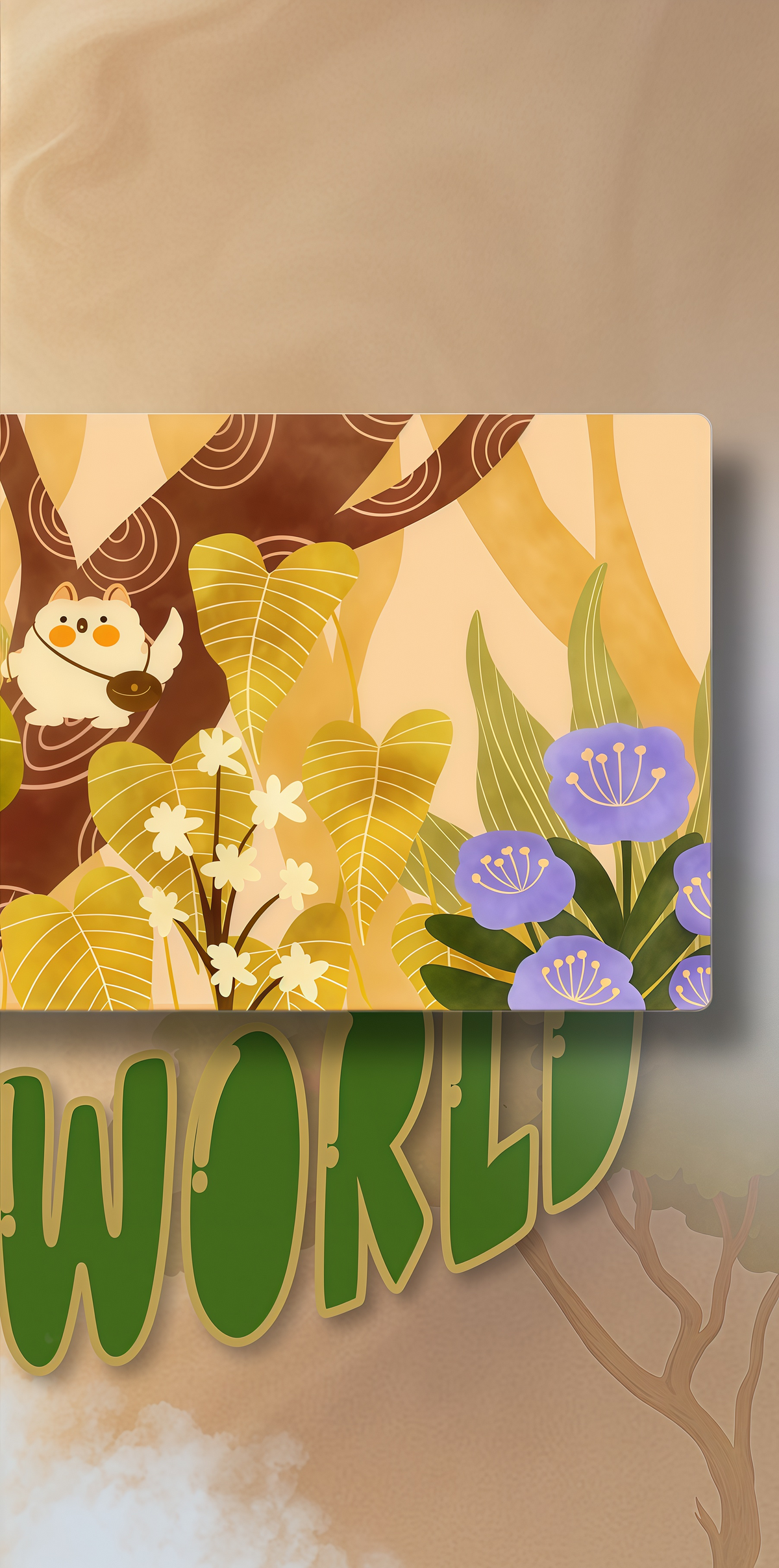KOWA X BAMBINARISA SUKIS WORLD DESKMAT